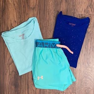 Cat & Jack Girls short sleeve blouses